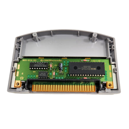 Mario Party 3 Nintendo 64 Good Loose - Open cart showing authentic game circuit board with Nintendo branding on board and chips
