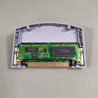 Mario Tennis for Nintendo 64 - Close-up of original game cart circuit board with Nintendo branding, good condition, loose