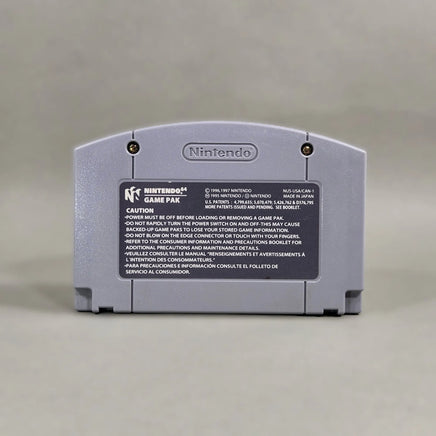 Mario Tennis for Nintendo 64 - Genuine N64 cartridge reverse side with original rear label, very good condition, loose