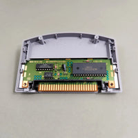 Mario Tennis for Nintendo 64 - Original Nintendo Game Pak PCB showing gold edge connector contacts, very good condition, loose