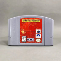 Mission: Impossible for Nintendo 64 - Front-facing cartridge displaying game title and cover art, very good condition, loose