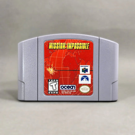 Mission: Impossible for Nintendo 64 - Front-facing cartridge displaying game title and cover art, very good condition, loose