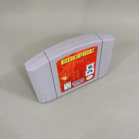 Mission: Impossible for Nintendo 64 - Original game cart photographed from left-front three-quarter angle, very good condition, loose