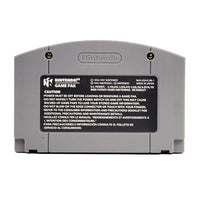 NASCAR 99 Nintendo 64 Very Good Loose - Back Label Of Cartridge