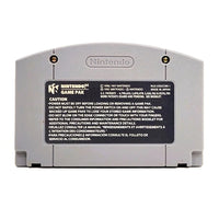 NFL Quarterback Club 2000 Nintendo 64 Very Good Loose - Back Of Authentic Cartridge