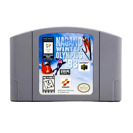 Nagano Winter Olympics 98 Nintendo 64 Very Good Loose - Cartridge Label Shown