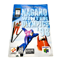 Nagano Winter Olympics 98 Nintendo 64 Very Good Loose - Instruction Manual Booklet Shown