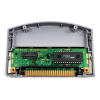 Nagano Winter Olympics 98 Nintendo 64 Very Good Loose - Open cartridge showing authentic game PCB circuit board with Nintendo branding on internal board with black chips and gold connector pins visible