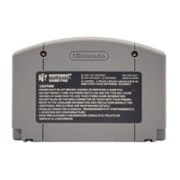 Paper Mario Nintendo 64 Very Very Good Loose - Back Label Of Cartridge