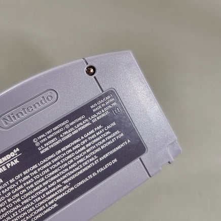 Paper Mario for Nintendo 64 - Authentic cartridge showing factory number embossed into back label, very good condition, loose