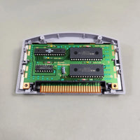 Paper Mario for Nintendo 64 - N64 cartridge internals showing genuine Nintendo PCB and memory chips, very good condition, loose