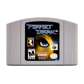 Perfect Dark Nintendo 64 Very Good Loose - Front Of Cartridge Label View