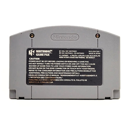 Pokémon Puzzle League Nintendo 64 Good Loose - Back Of Official Game Cartridge