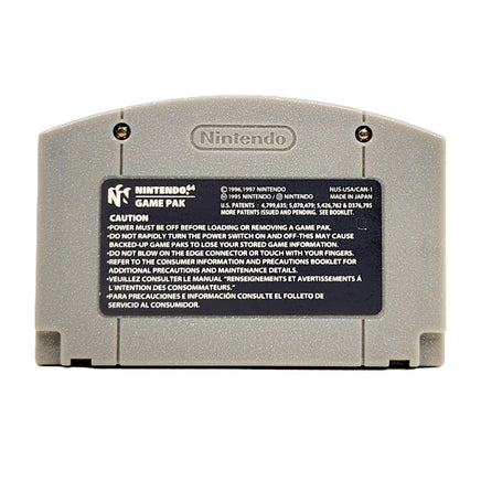 Pokémon Stadium 2 Nintendo 64 Very Good Loose - Rear Of Game Cartridge