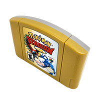 Pokémon Stadium 2 Nintendo 64 Very Good Loose - Alternate front top view of genuine cart