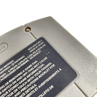 Pokémon Stadium 2 Nintendo 64 Very Good Loose - Close up view of rear label  showing stamped number proving authentic cart