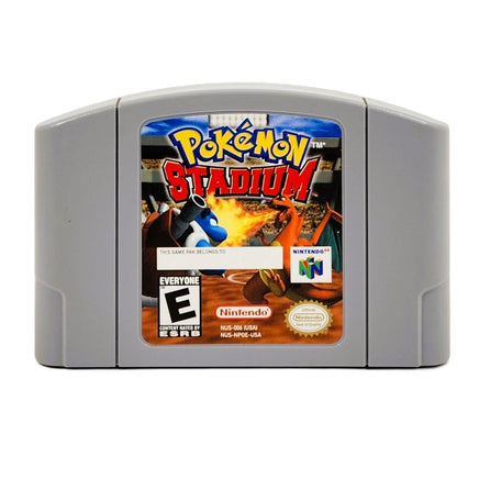 Pokémon Stadium Nintendo 64 Very Good Loose - Cartridge Label Shown