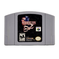 Resident Evil 2 Nintendo 64 Good Loose - Front Of Cartridge Label View