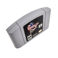 Resident Evil 2 Nintendo 64 Good Loose - Authentic Cartridge Angled Top View of Game