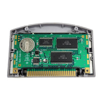 Resident Evil 2 Nintendo 64 Good Loose - Open cart view of authentic game circuit board shown with Nintendo branding and working save battery installed