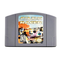 Star Wars Episode I Racer Nintendo 64 Very Good Loose - Front Label On Cartridge