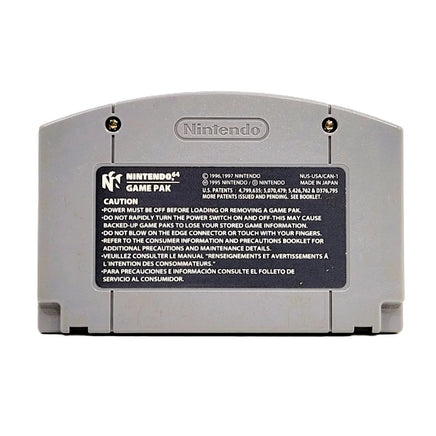 Star Wars Episode I Racer Nintendo 64 Very Good Loose - Reverse Side Of Official Cartridge