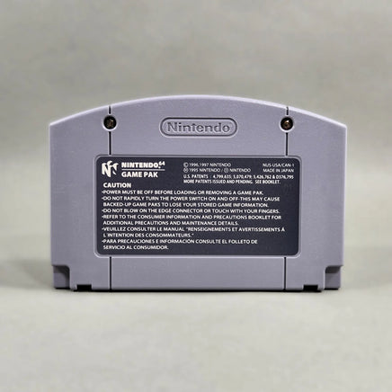Star Wars Episode I Racer for Nintendo 64 - N64 game cartridge back view displaying molded Nintendo branding, very good condition, loose
