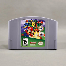 Super Mario 64 [Player's Choice] Nintendo 64 - Classic gray N64 cartridge with front label artwork, very good condition, loose