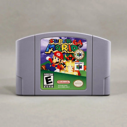 Super Mario 64 [Player's Choice] Nintendo 64 - Classic gray N64 cartridge with front label artwork, very good condition, loose