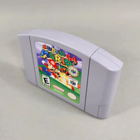 Super Mario 64 [Player's Choice] Nintendo 64 - N64 game cart showing front label and right-side cartridge thickness, very good condition, loose