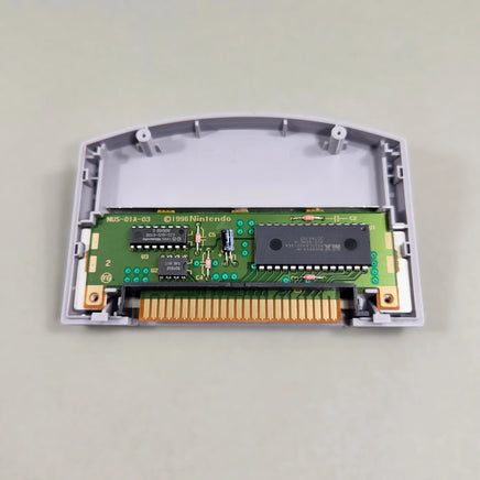 Super Mario 64 [Player's Choice] Nintendo 64 - Genuine Nintendo game cartridge opened to display internal electronics, very good condition, loose