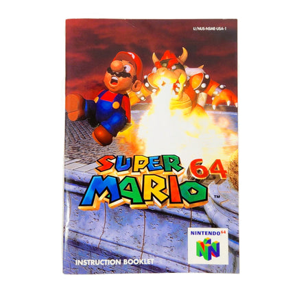 Super Mario 64 Players Choice Nintendo 64 Very Good CIB - Front of Game Instruction Manual