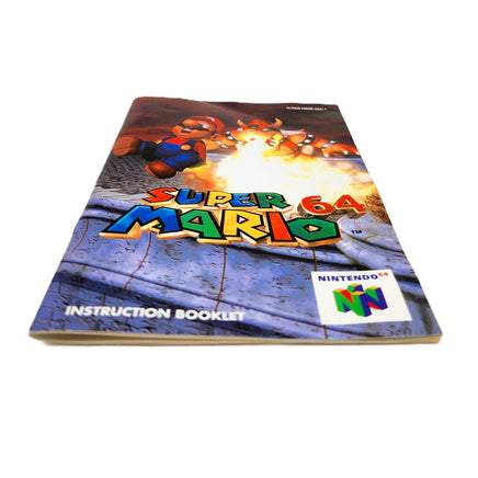 Super Mario 64 Players Choice Nintendo 64 Very Good CIB - Front of Game Instruction Manual alternate view