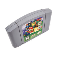 Nintendo Super Mario 64 game cartridge for the Nintendo 64 console, featuring the gray plastic cartridge case with a colorful game label showing Mario and other characters.