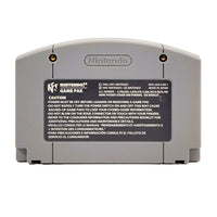 Super Mario 64 Players Choice Nintendo 64 Very Good Loose - Back Label Of Cartridge