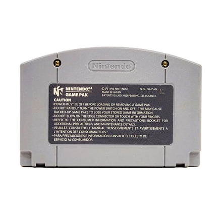 Super Mario 64 Nintendo 64 Very Good Loose - Cartridge Back View