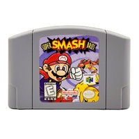 Super Smash Bros Nintendo 64 Good Loose - Front Label Of Authentic Cartridge