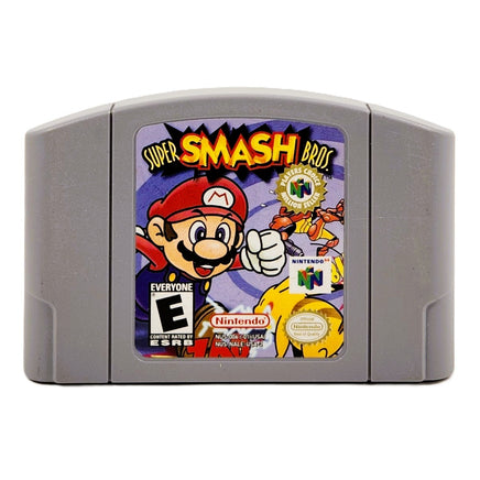 Super Smash Bros Players Choice Nintendo 64 Good Loose - Cartridge Label Shown