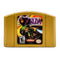 Zelda Majoras Mask Holographic Collectors Edition Nintendo 64 Like New Loose - Front Of Official Game Cartridge
