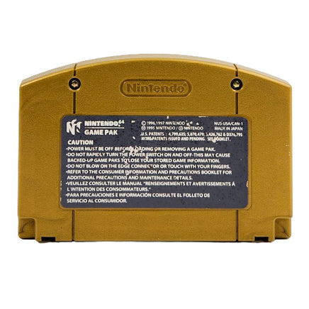 Zelda Majoras Mask Holographic Collectors Edition Nintendo 64 Very Good Loose - Back Label Of Cartridge