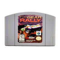 Top Gear Rally Nintendo 64 Good Loose - Cartridge Front Label