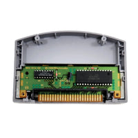 Top Gear Rally Nintendo 64 Good Loose - Open cartridge showing authentic game circuit board with Nintendo branding on board and chips with contact pins visible
