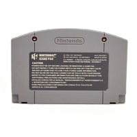 WCW Nitro Nintendo 64 Good Loose - Back Of Authentic Cartridge