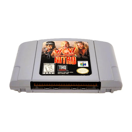 WCW Nitro Nintendo 64 Good Loose - Cartridge Contacts Visible
