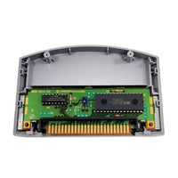 WCW Nitro Nintendo 64 Good Loose - Open cartridge showing authentic game circuit board with Nintendo branding on board and chips with contact pins visible