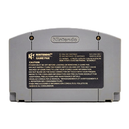 WCW vs NWO Revenge Nintendo 64 Good Loose - Rear view of official game cart