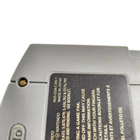 WCW vs NWO Revenge Nintendo 64 Good Loose - Close up view of number stamp on authentic game cart rear label
