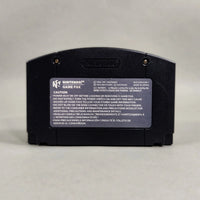 WWF No Mercy for Nintendo 64 - Genuine cartridge back showing Nintendo Game Pak information label, good condition, loose