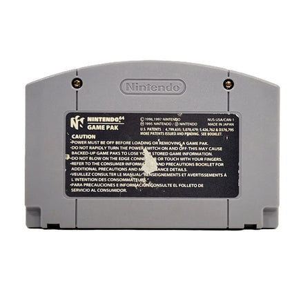 Wayne Gretzky's 3D Hockey 98 Nintendo 64 Good Loose - Cartridge Reverse Side