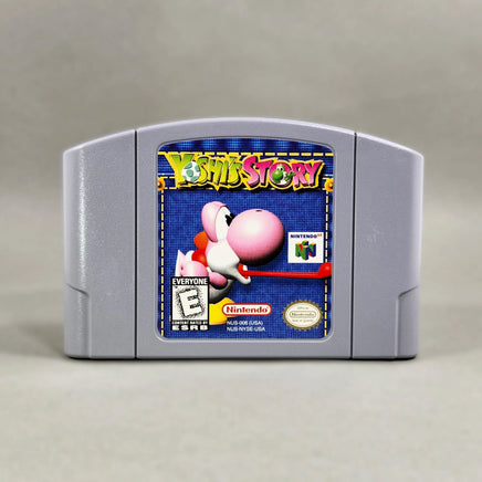 Yoshi's Story for Nintendo 64 - Original Nintendo 64 game cart with front label visible, very good condition, loose